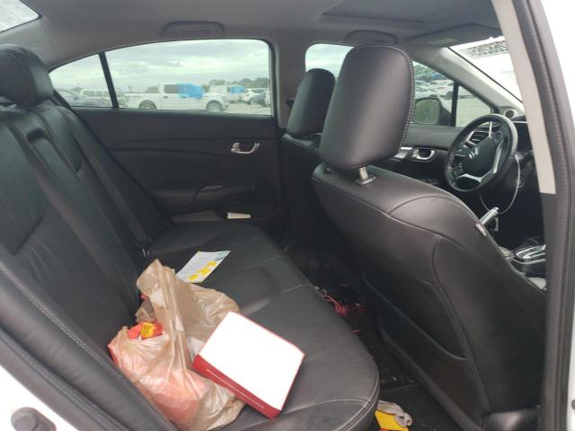 19XFB2F91DE011124 - 2013 HONDA CIVIC EXL WHITE photo 10