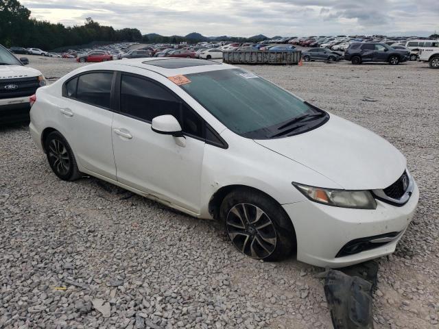 19XFB2F91DE011124 - 2013 HONDA CIVIC EXL WHITE photo 4