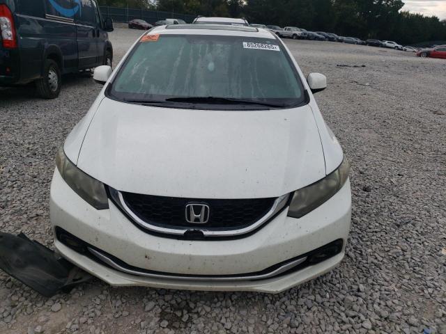 19XFB2F91DE011124 - 2013 HONDA CIVIC EXL WHITE photo 5