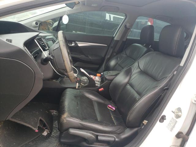 19XFB2F91DE011124 - 2013 HONDA CIVIC EXL WHITE photo 7