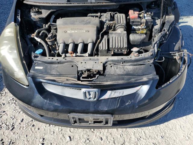 JHMGD386X8S047144 - 2008 HONDA FIT SPORT BLACK photo 11