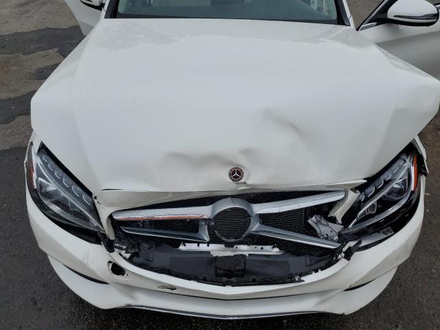 WDDWF4JB2JR419230 - 2018 MERCEDES-BENZ C 300 WHITE photo 11