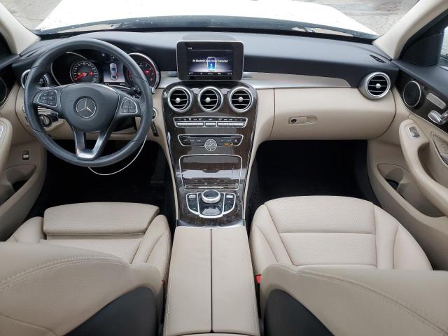 WDDWF4JB2JR419230 - 2018 MERCEDES-BENZ C 300 WHITE photo 8
