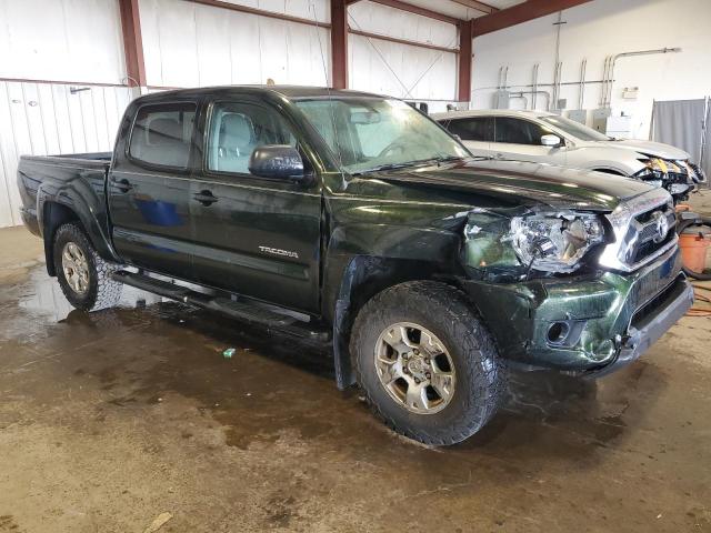 3TMLU4EN3DM128667 - 2013 TOYOTA TACOMA DOUBLE CAB Կանաչ լուսանկար 4