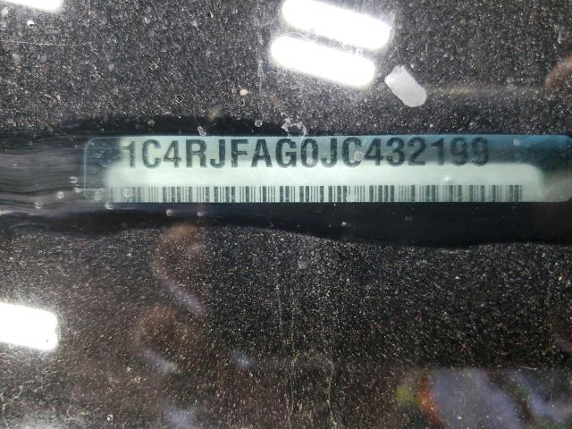 1C4RJFAG0JC432199 - 2018 JEEP GRAND CHER LAREDO BLACK photo 13