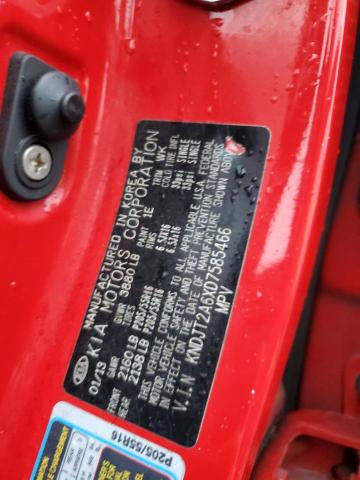 KNDJT2A6XD7585466 - 2013 KIA SOUL + RED photo 12