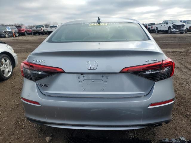 2HGFE2F51RH517683 - 2024 HONDA CIVIC SPORT SILVER photo 6