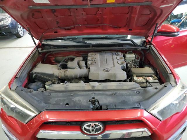 JTEBU5JR1E5162104 - 2014 TOYOTA 4RUNNER SR5 წითელი ფოტო 12