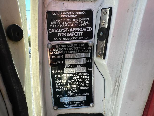 SRE23095 - 1976 ROLLS-ROYCE SIL SHADOW WHITE photo 10