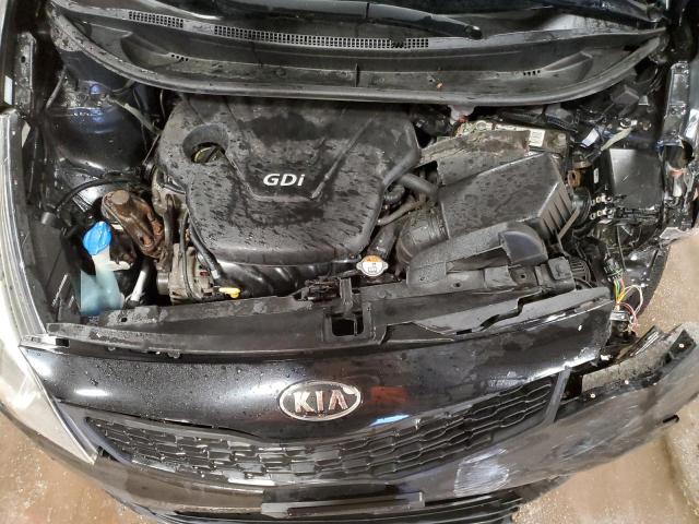 KNADM4A3XD6107305 - 2013 KIA RIO LX BLACK photo 11
