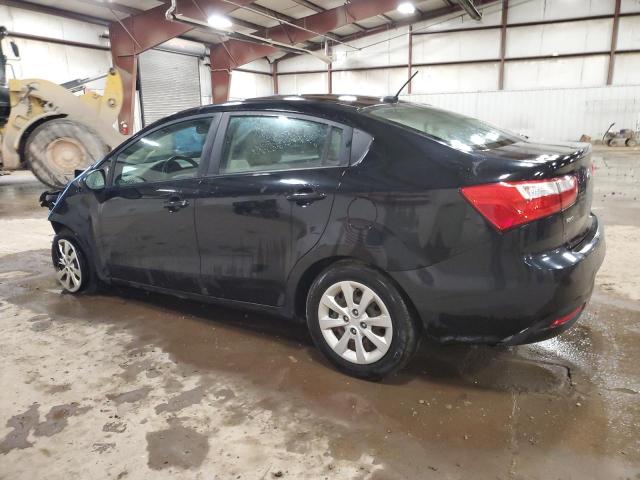 KNADM4A3XD6107305 - 2013 KIA RIO LX BLACK photo 2