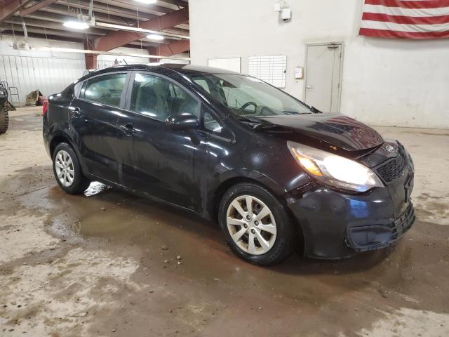 KNADM4A3XD6107305 - 2013 KIA RIO LX BLACK photo 4