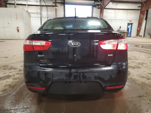 KNADM4A3XD6107305 - 2013 KIA RIO LX BLACK photo 6