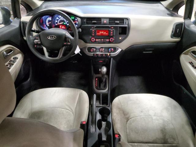 KNADM4A3XD6107305 - 2013 KIA RIO LX BLACK photo 8