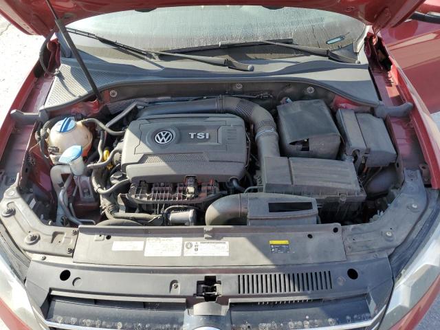 1VWBS7A30FC016370 - 2015 VOLKSWAGEN PASSAT SE RED photo 11