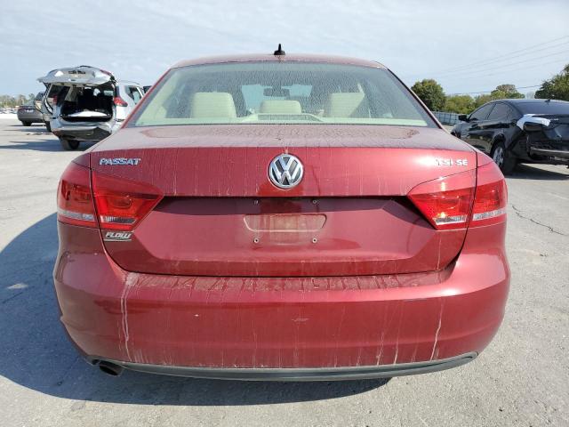 1VWBS7A30FC016370 - 2015 VOLKSWAGEN PASSAT SE RED photo 6