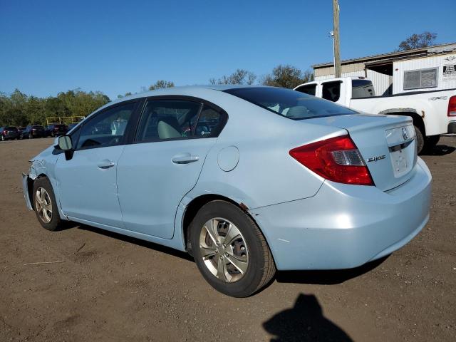 2HGFB2F58CH589786 - 2012 HONDA CIVIC LX SILVER photo 2