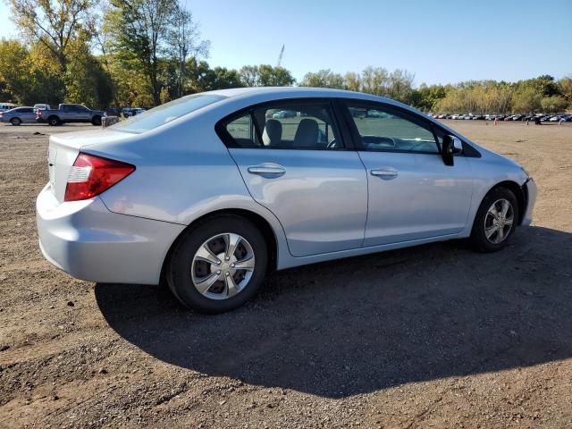 2HGFB2F58CH589786 - 2012 HONDA CIVIC LX SILVER photo 3