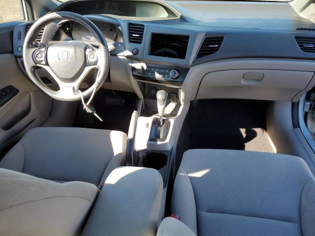 2HGFB2F58CH589786 - 2012 HONDA CIVIC LX SILVER photo 8