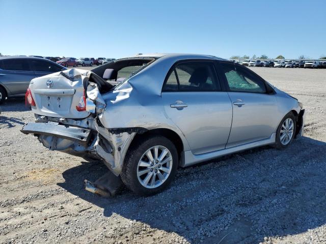 1NXBU4EE1AZ358593 - 2010 TOYOTA COROLLA BASE SILVER photo 3