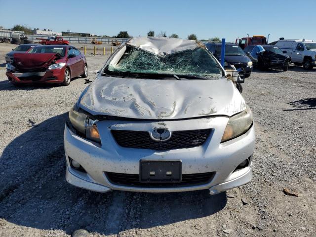 1NXBU4EE1AZ358593 - 2010 TOYOTA COROLLA BASE SILVER photo 5
