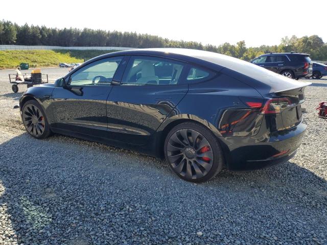 5YJ3E1EC3PF708035 - 2023 TESLA MODEL 3 黑色 照片 2