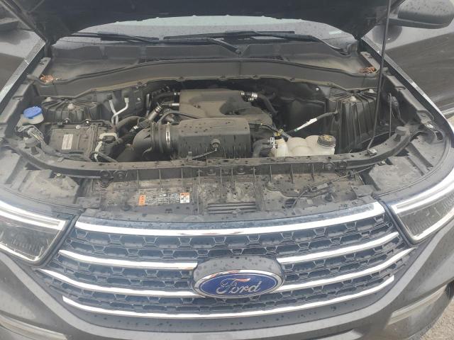1FMSK8DH2LGC43866 - 2020 FORD EXPLORER XLT GRAY photo 12