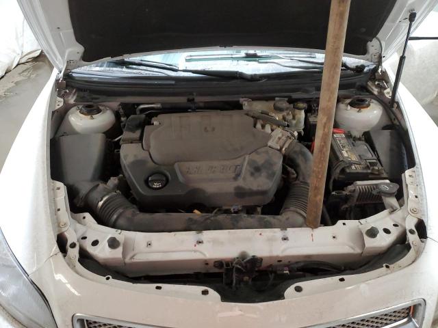 1G1ZG5E7XCF135387 - 2012 CHEVROLET MALIBU LTZ WHITE photo 11