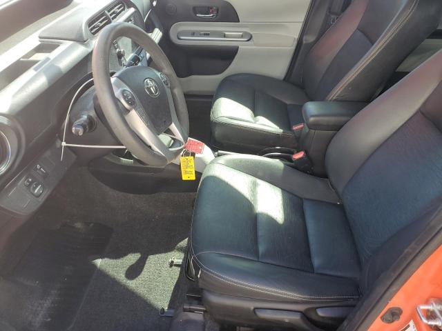 JTDKDTB34C1029411 - 2012 TOYOTA PRIUS C ნარინჯისფერი ფოტო 7