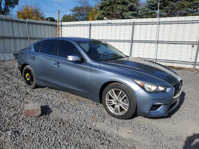 JN1EV7AR6JM432120 - 2018 INFINITI Q50 LUXE ვერცხლისფერი ფოტო 4