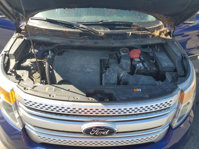 1FM5K8D86DGB17234 - 2013 FORD EXPLORER XLT ლურჯი ფოტო 12