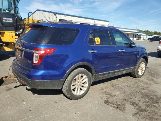 1FM5K8D86DGB17234 - 2013 FORD EXPLORER XLT ლურჯი ფოტო 3