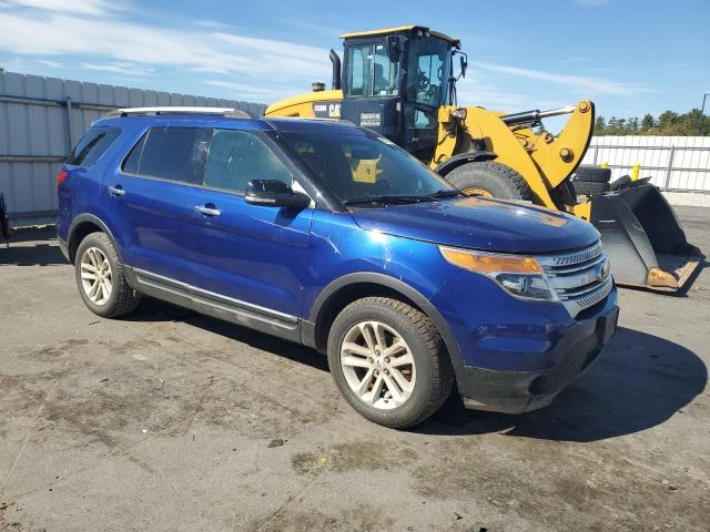 1FM5K8D86DGB17234 - 2013 FORD EXPLORER XLT ლურჯი ფოტო 4