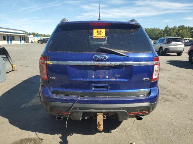 1FM5K8D86DGB17234 - 2013 FORD EXPLORER XLT ლურჯი ფოტო 6
