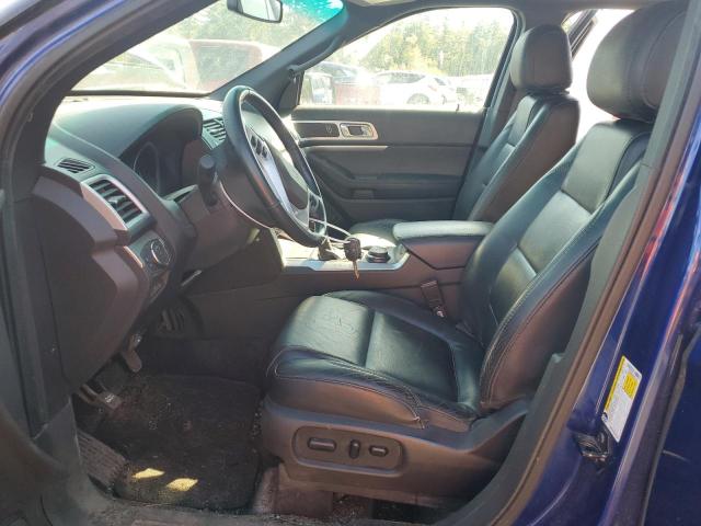 1FM5K8D86DGB17234 - 2013 FORD EXPLORER XLT ლურჯი ფოტო 7