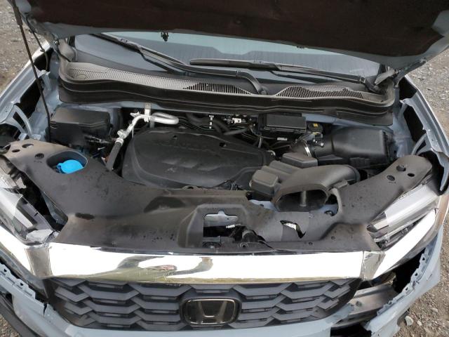 5FNYF8H52SB011490 - 2025 HONDA PASSPORT EXL 蓝色 照片 12