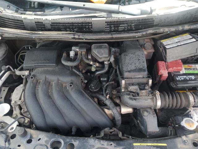 3N1CN7AP5JL856419 - 2018 NISSAN VERSA S GRAY photo 11