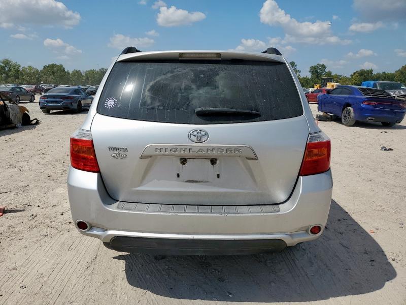 JTEDA41A092007041 - 2009 TOYOTA HIGHLANDER SILVER photo 6
