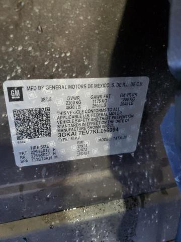 3GKALTEV7KL156094 - 2019 GMC TERRAIN SLE CHARCOAL photo 14