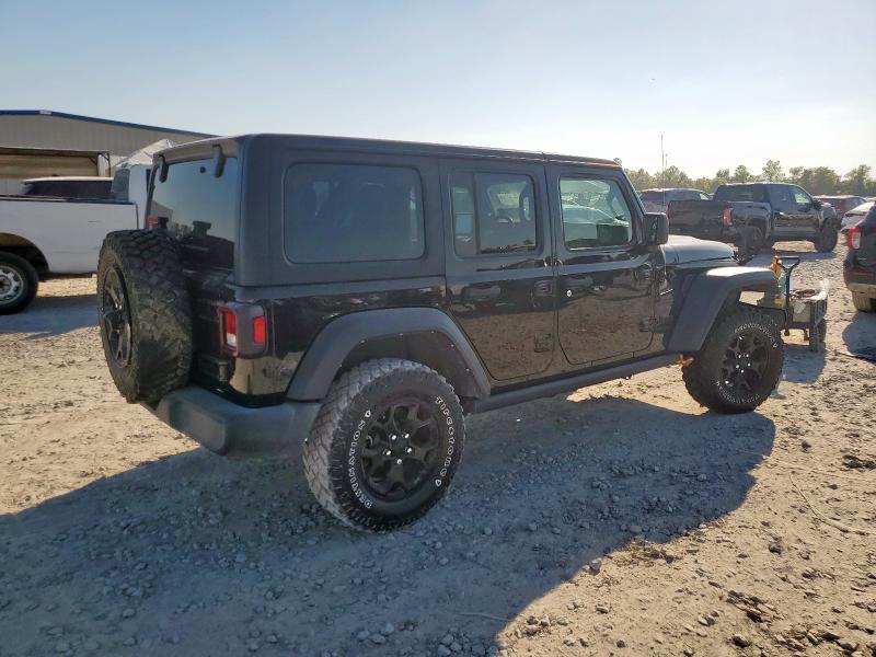 1C4HJXDG8NW160406 - 2022 JEEP WRANGLER U SPORT Սև լուսանկար 3