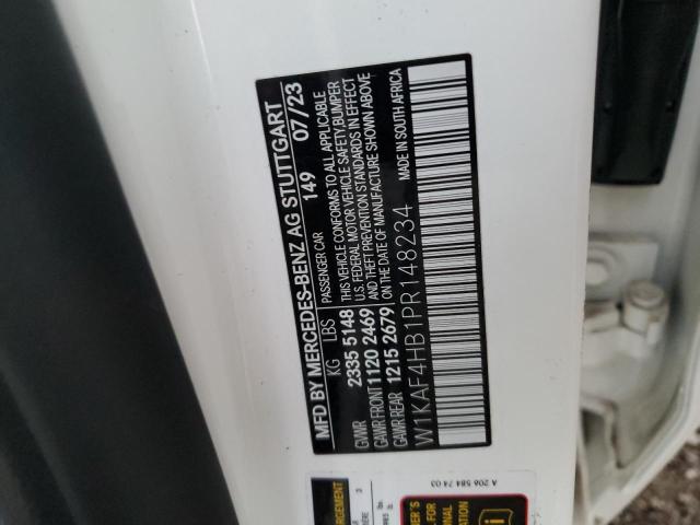 W1KAF4HB1PR148234 - 2023 MERCEDES-BENZ C 300 4MATIC WHITE photo 12