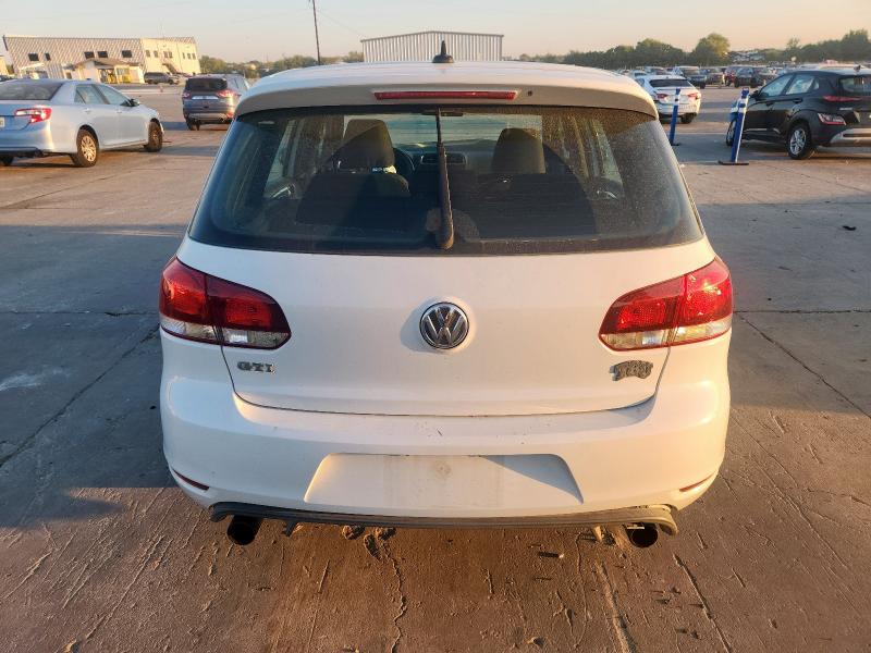 WVWHV7AJ8AW257541 - 2010 VOLKSWAGEN GTI თეთრი ფოტო 6