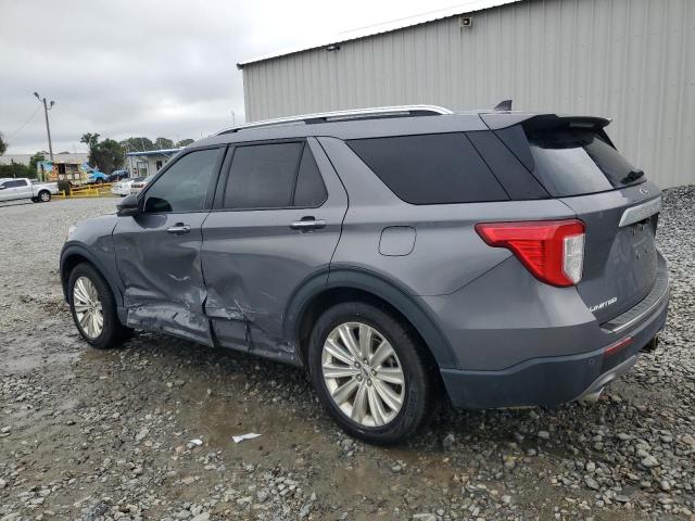 1FMSK7FH5MGB86457 - 2021 FORD EXPLORER LIMITED GRAY photo 2
