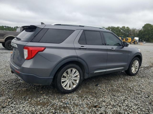 1FMSK7FH5MGB86457 - 2021 FORD EXPLORER LIMITED GRAY photo 3