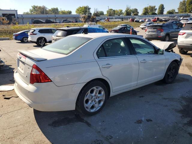 3FAHP0HA6AR101319 - 2010 FORD FUSION SE WHITE photo 3