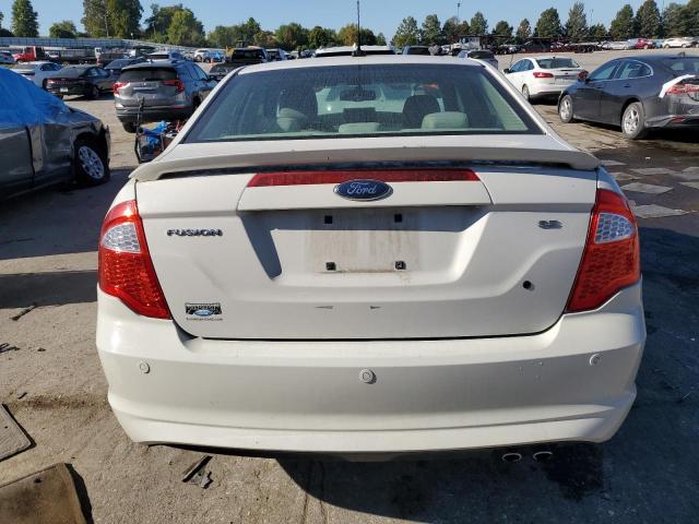3FAHP0HA6AR101319 - 2010 FORD FUSION SE WHITE photo 6
