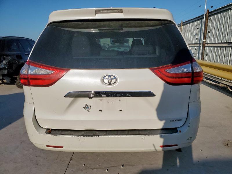 5TDYK3DC3GS752303 - 2016 TOYOTA SIENNA XLE თეთრი ფოტო 6