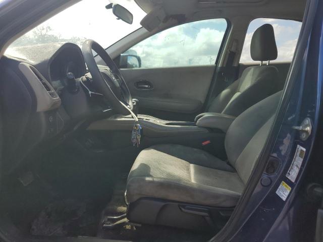 3CZRU5H5XGM735725 - 2016 HONDA HR-V EX BLUE photo 7