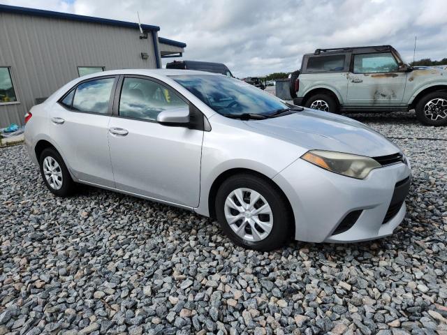 2T1BURHEXFC357895 - 2015 TOYOTA COROLLA L SILVER photo 4