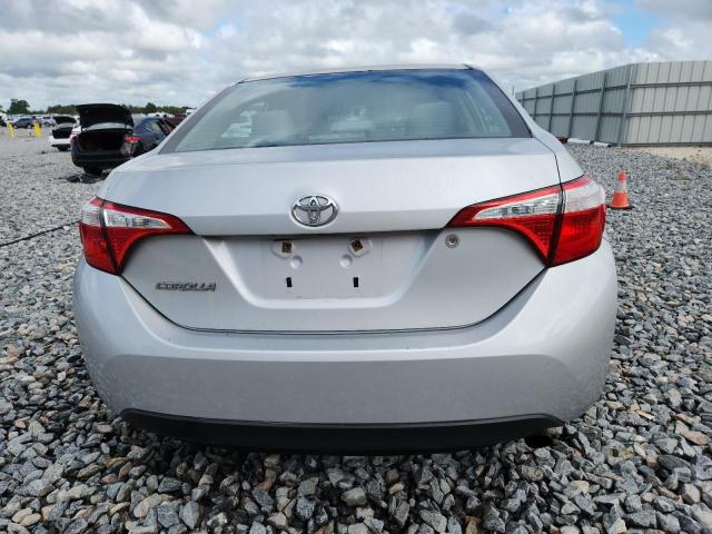 2T1BURHEXFC357895 - 2015 TOYOTA COROLLA L SILVER photo 6